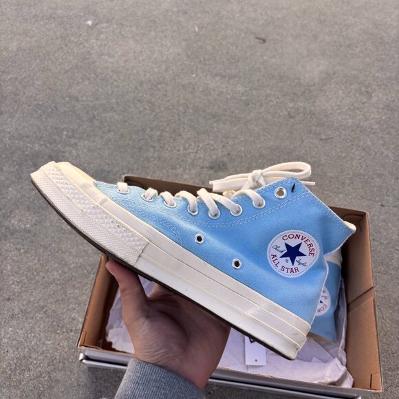 Converse Chuck Taylor All Star 70 Hi CDG Bright Blue - Picture 3 of 8